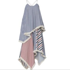 Victoria / Tomas  stripped layered Dress